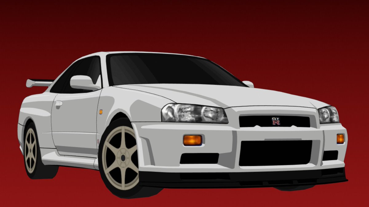 HoweDese's tweet image. Just tried #Celshading for the first time, It was pretty fun. Been kinda tempted to do this for the longest time cause of @Hacaosuka_Works&apos;s and @AutostradaRBLX&apos;s work. 
I think it went out okay?

#Celshaded #Blender3d #Blender #Nissan