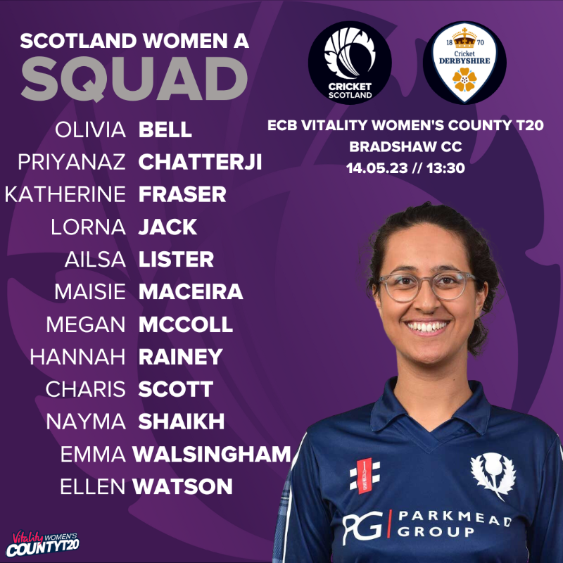 CricketScotland's tweet photo. 📋 𝗦𝗤𝗨𝗔𝗗 𝗡𝗘𝗪𝗦

A 12-player squad has been named for Sunday's Vitality Women's County T20 Regional Finals Day 👊

#FollowScotland 🏴󠁧󠁢󠁳󠁣󠁴󠁿