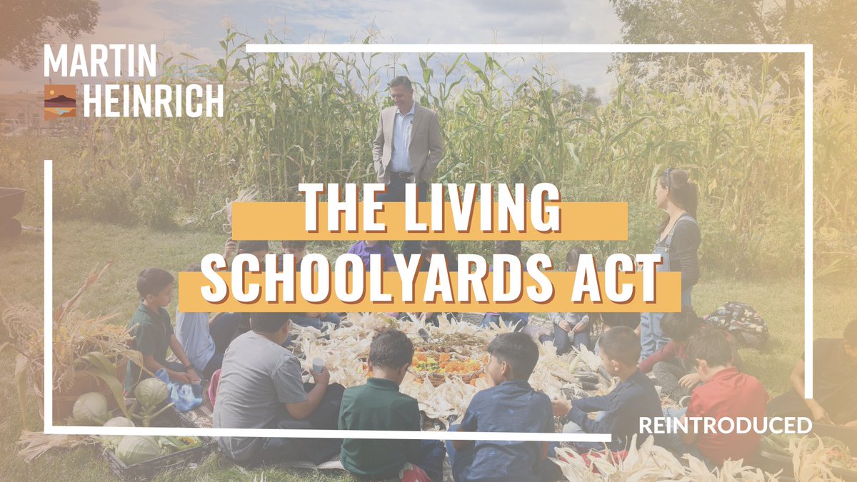 Every child in New Mexico deserves an outdoor space that allows them to learn, play, and grow. With the Living Schoolyards Act, we have an opportunity to reimagine and remake our schools into healthier and greener spaces.