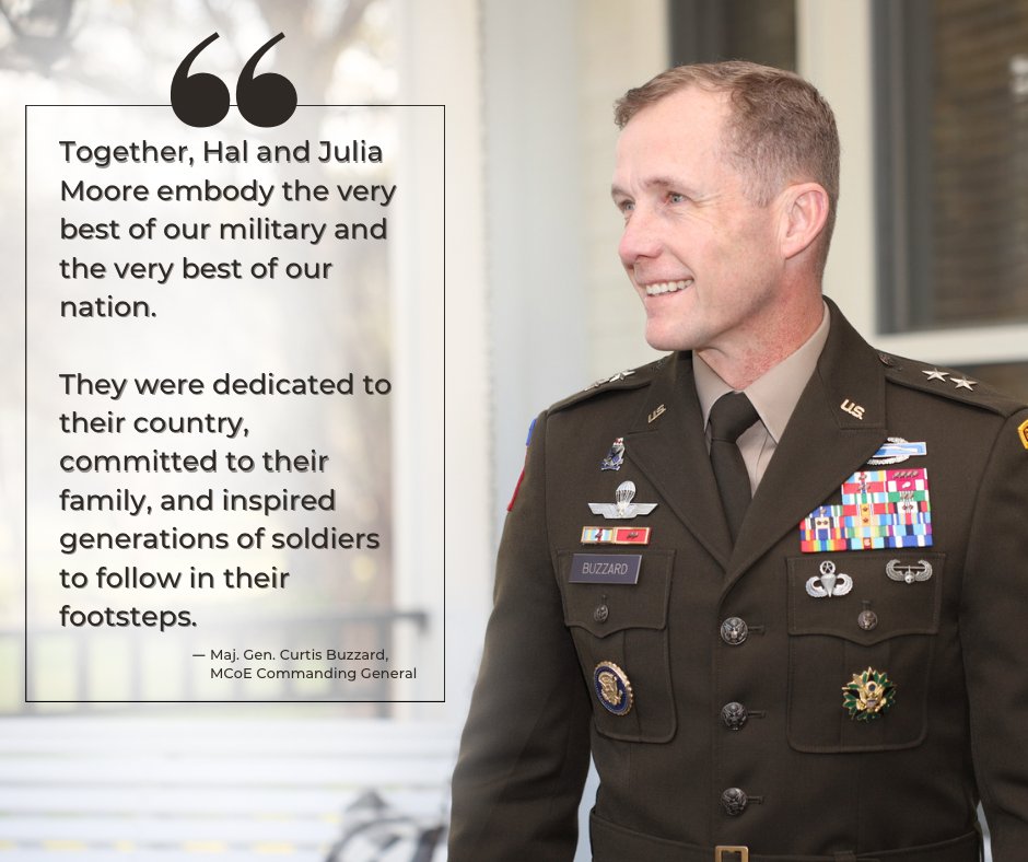 It is a historic day for our installation as we transition to Fort Moore. This new name reflects the Army values and exemplifies America's highest standards of service to the Nation, leadership of Soldiers, and compassion for Families. #BeMoore <a href="/USArmy/">U.S. Army</a> <a href="/TRADOC/">U.S. Army TRADOC</a> <a href="/curtisbuzzard/">Curtis A. Buzzard</a>