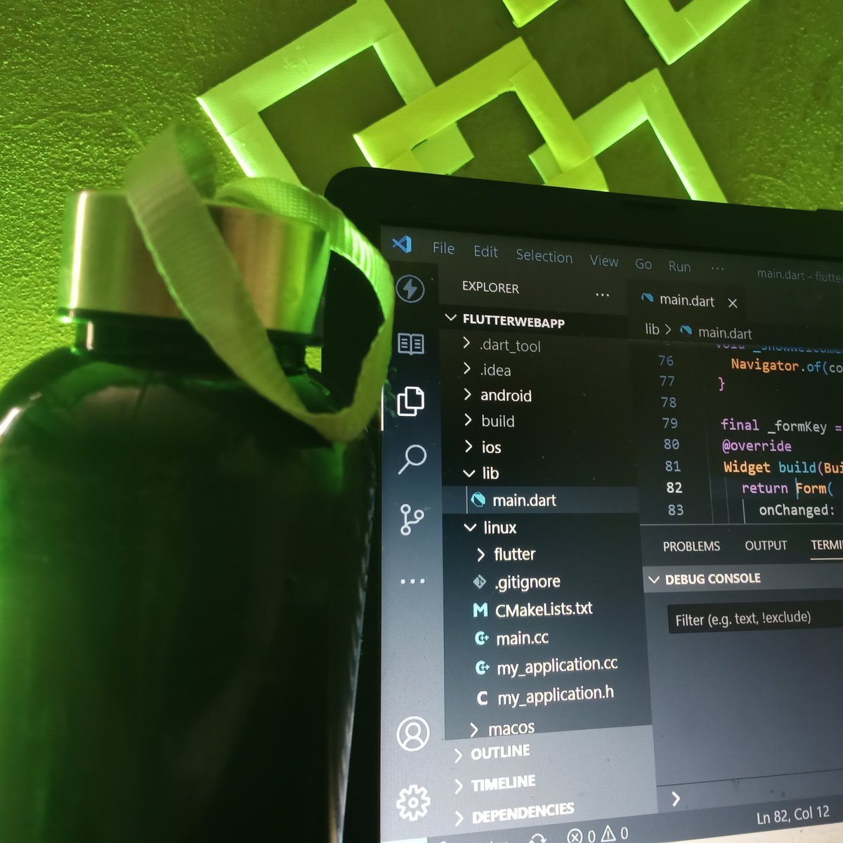 summydev's tweet image. Peep at my flutter code through my upgraded workspace :⁠^⁠)
Remember to stay hydrated 😉
.
.
.
.
.
.
.
.
.
.
Have a lovely day 彡

#codergirl #code #developer #softwaredeveloper #computer #tech #coder #flutter #dart