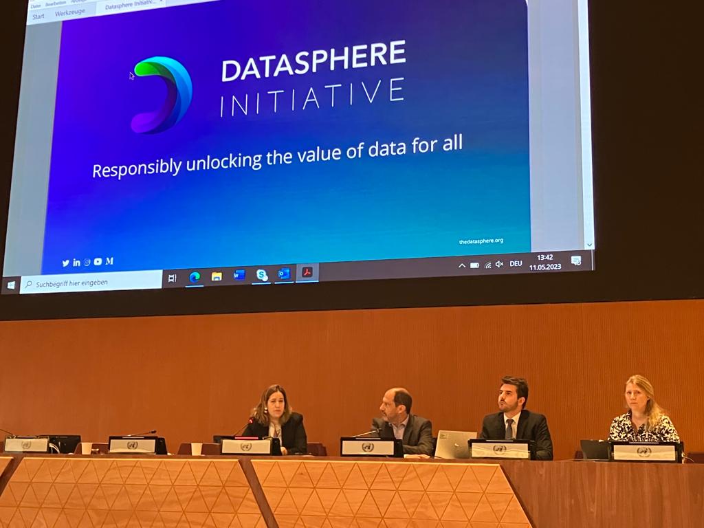 thedatasphere's tweet photo. 📢 Today @lorraynebp introduced @thedatasphere at @ECDEatUNCTAD, discussed data governance and #digitalgeneva in Geneva, Switzerland. 

👀 Find out more about the Datasphere Initiative 👉 https://t.co/bh3vpAsbo3 https://t.co/95hqEBEs8n
