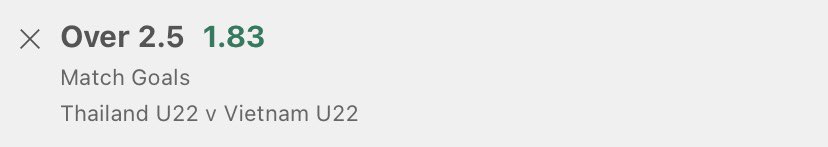 viniftbll's tweet photo. Inplay Tip📘
Odds @ 1.83🍀
Over 2.5 Match Goals⚽️
South East Asian games 🌍
#inplaytip https://t.co/9FrrQrj6Rn