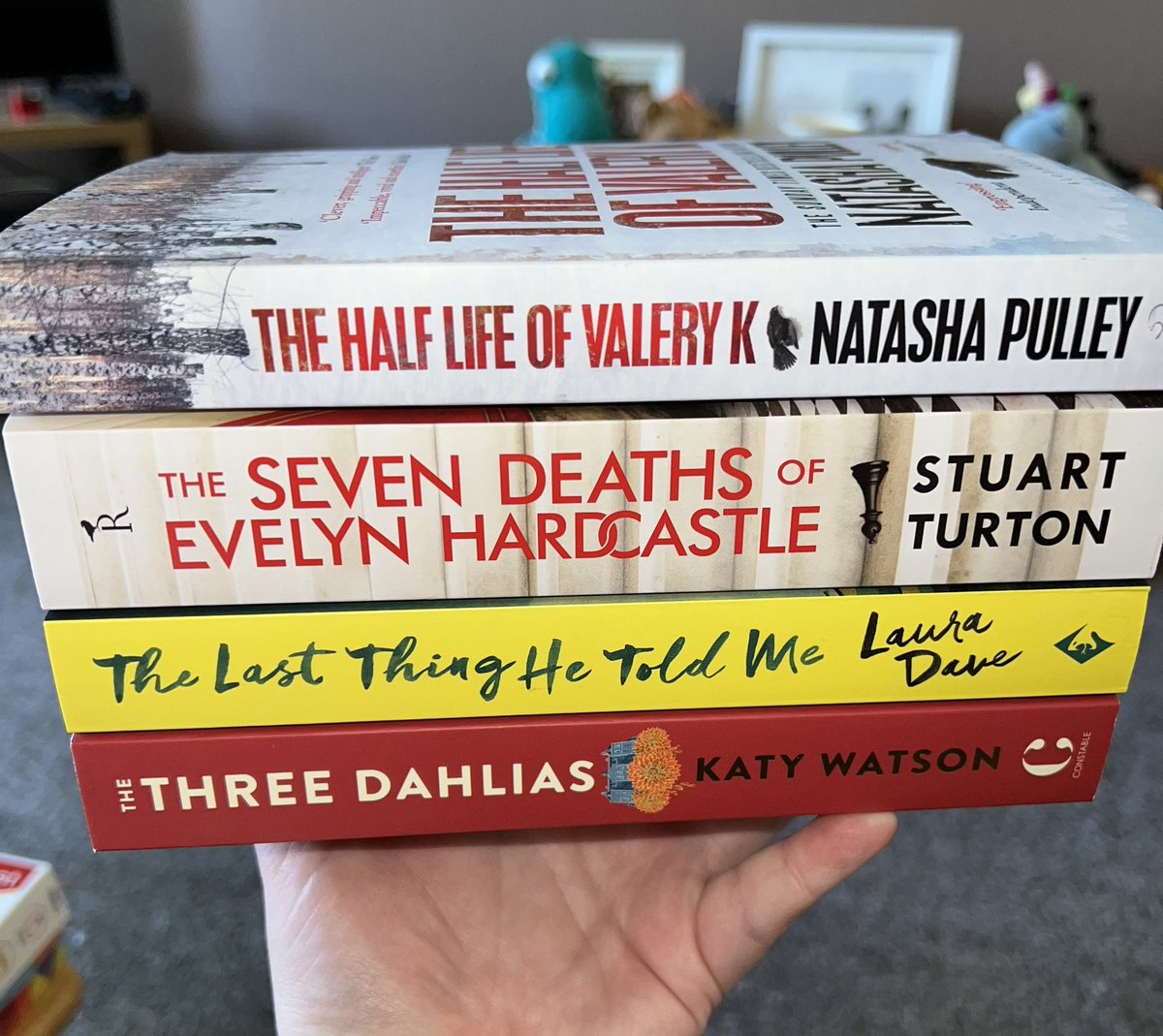 Went out for breakfast with my bestie this morning.  Afterwards, she bought a brand new car.  I bought books! #BallsToTheBacklog