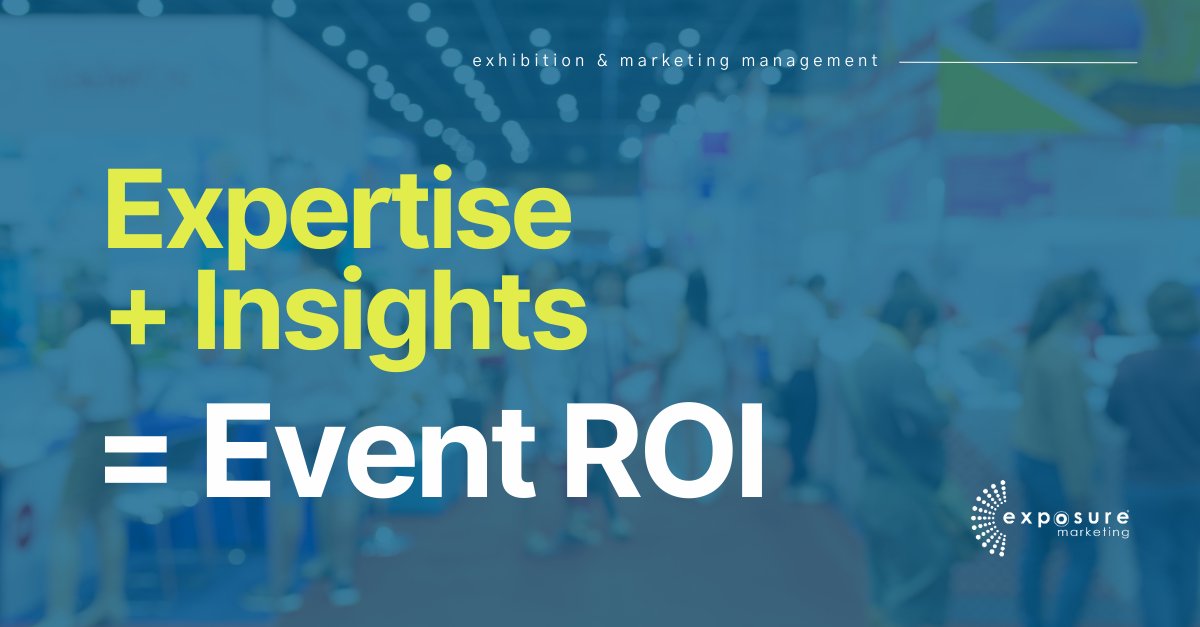 ExposureMarket's tweet photo. Expertise + Insights = Event ROI
The events industry is a distinct and dynamic sector that requires specific expertise and skills to succeed. It involves exceptional planning, managing, and execution of various events such as exhibitions, corporate meetings, and social ceremonies https://t.co/VEcY9qyHPW