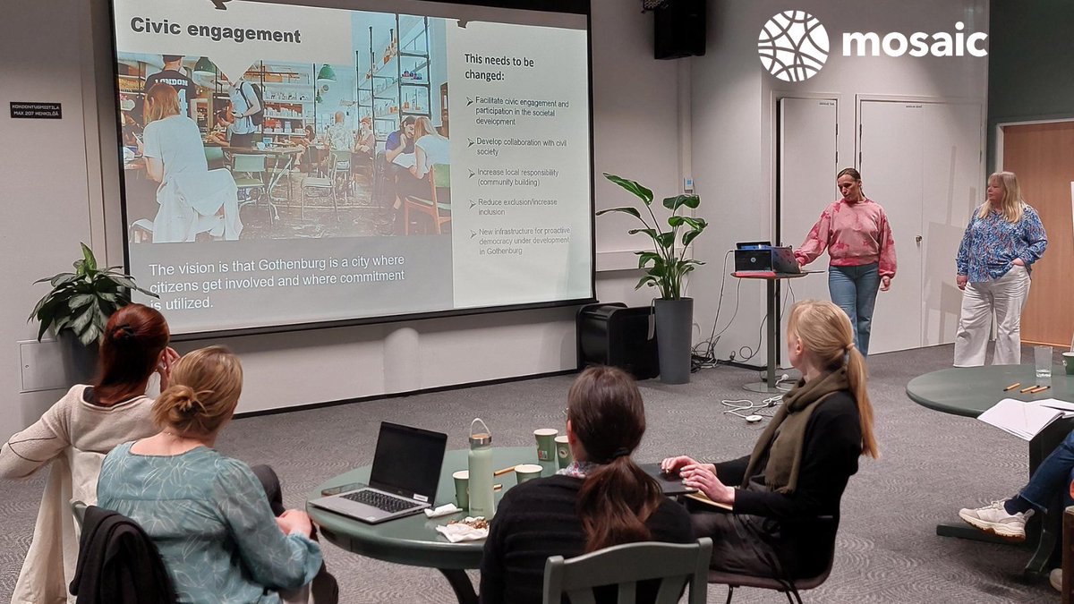 🔁Mutual learning is at the heart of #MOSAIC_EU!
It is exciting to be supporting a motivated community of 🇪🇺cities in their #cocreation activities within the #MissionCities. 
👉Learn more about the MOSAIC Pilots &amp; Replicators workshop here: bit.ly/3O2wbyu