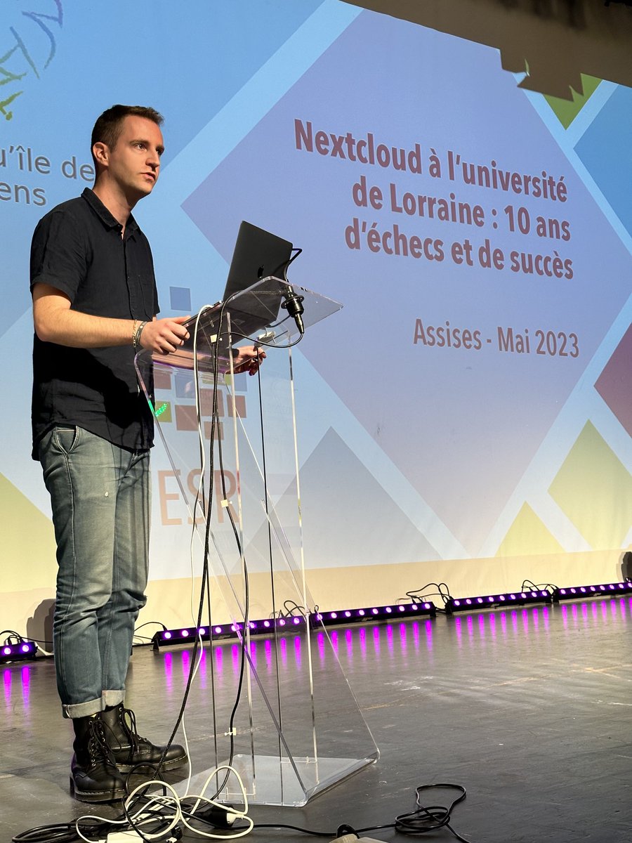 RitoAnge's tweet photo. Nextcloud à l’université de Lorraine #AssisesCSIESR https://t.co/L4rwsCOoqH