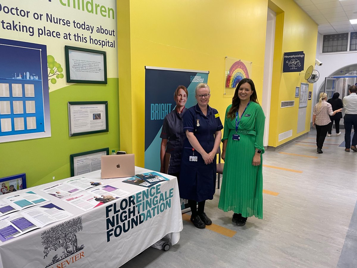 Our wonderful Head of Nursing Midwifery Engagement, <a href="/JessLSainsbury/">Jess Sainsbury RN 💙</a> with @DanaOli03761814 , Head of Nursing for Surgery A at <a href="/BWC_NHS/">BWC NHS Trust</a> today sharing all things FNF!