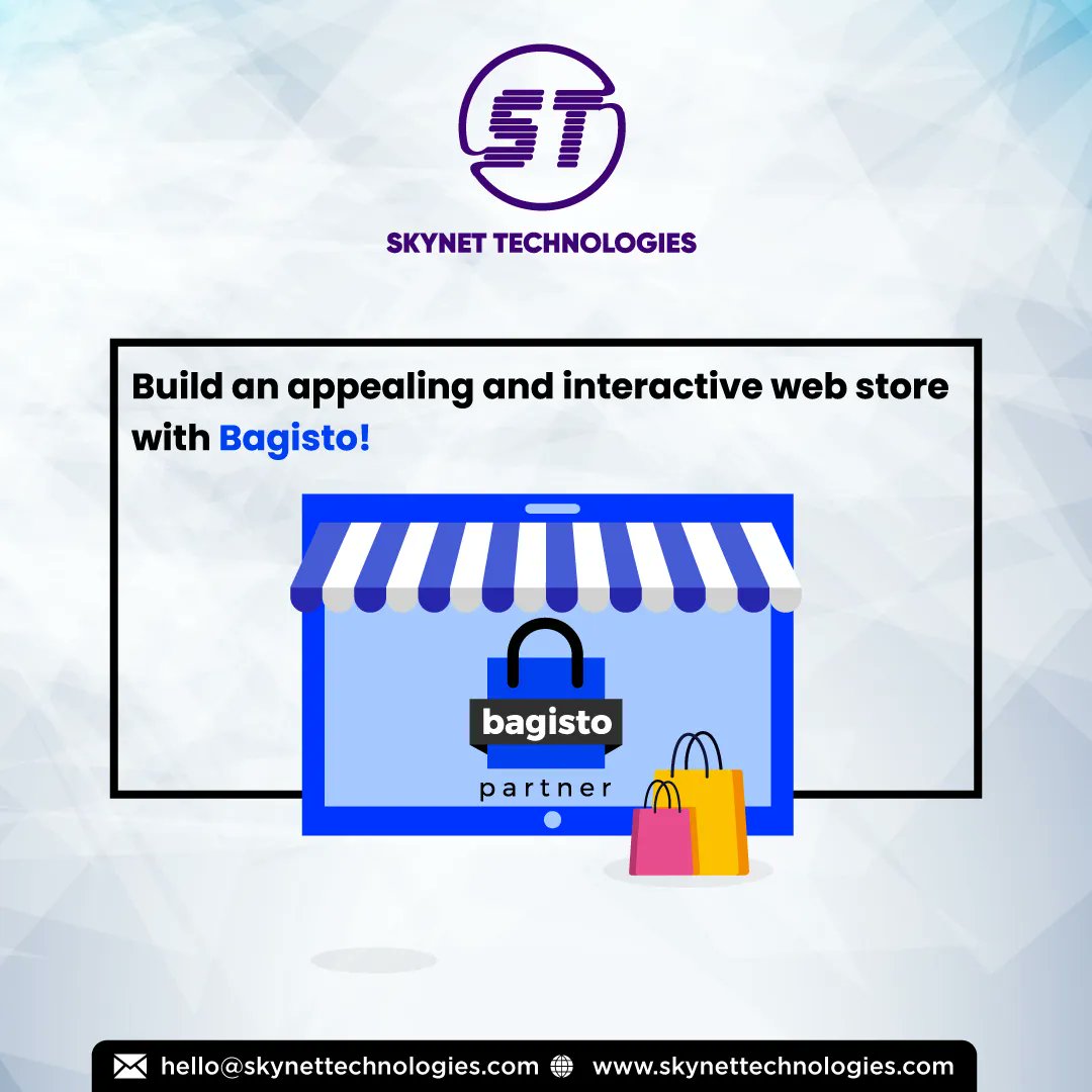 Skynet_LV's tweet image. Built on top of Laravel stack, @BagistoShop is coupled with easy product information management and fast time to market the product. Rule over your competitors with Bagisto ecommerce store!
buff.ly/3LLVCkv
#Bagisto #Laravel #BagistoLaravel #EcommerceStore