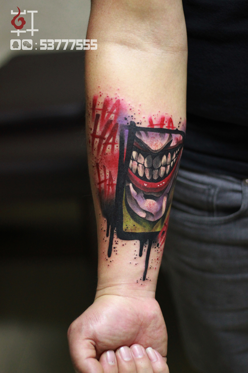 HanSutattoo's tweet photo. Joker!
#jokertattoo #joker #tattoo #纹身 #北京纹身 https://t.co/R6nIFnLV3y