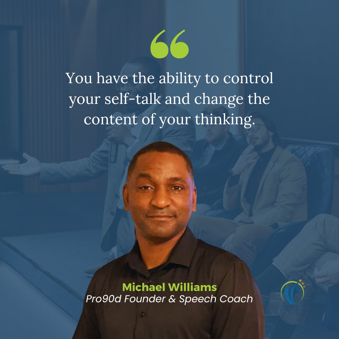 pro90dspeech's tweet photo. Embrace the transformative magic of self-talk and harness the potential within you. Your thoughts shape your reality, so empower yourself to rewrite your story!
#Pro90d #MichaelWilliams #SpeechCoach #SpeechProgram #stutter #stuttering #stammering #speechtherapy https://t.co/jG1OmitaO5