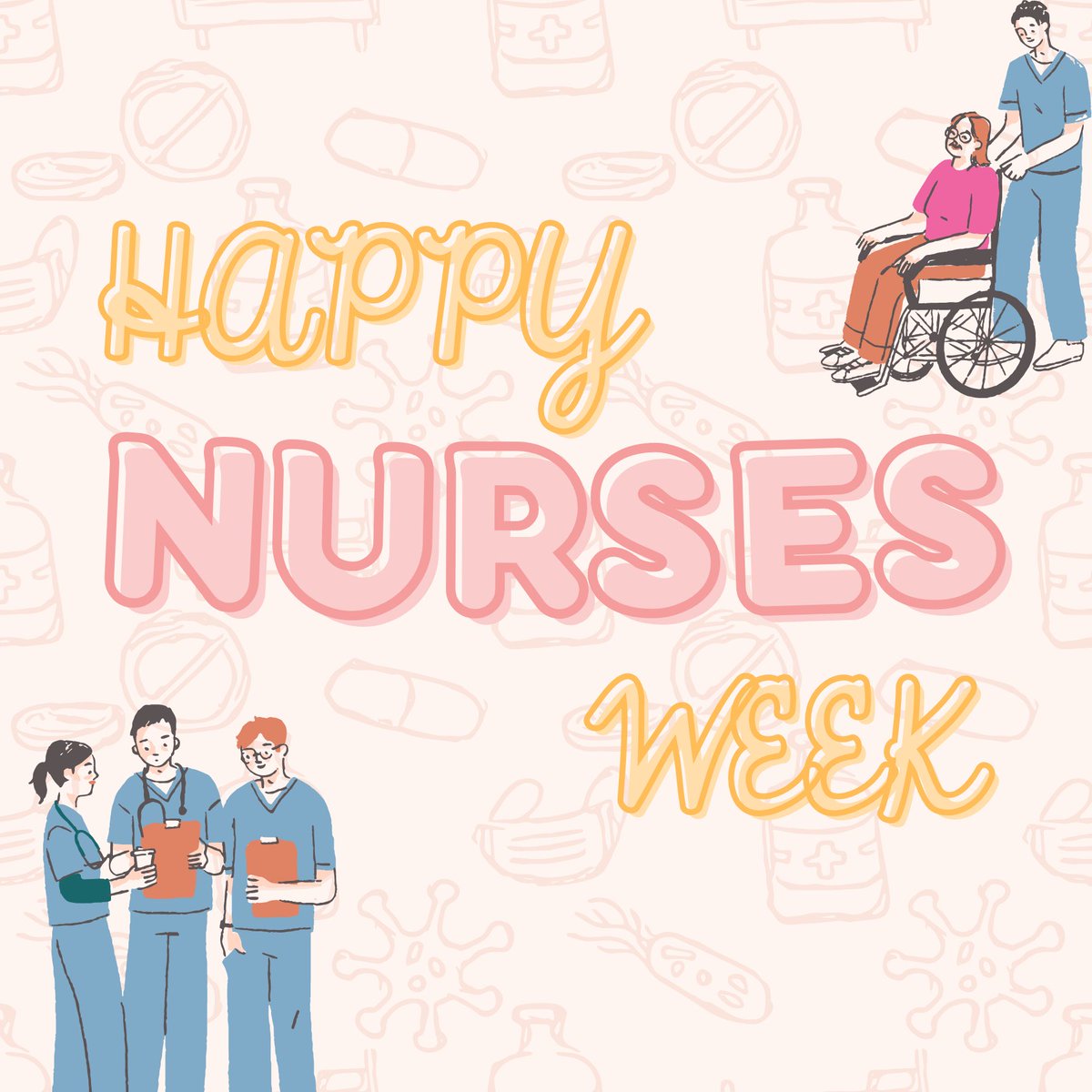 Happy #NursesWeek2023 to all the amazing nurses out there! We want to thank you and let you know you are appreciated everyday for everything you do! ❤️❤️❤️