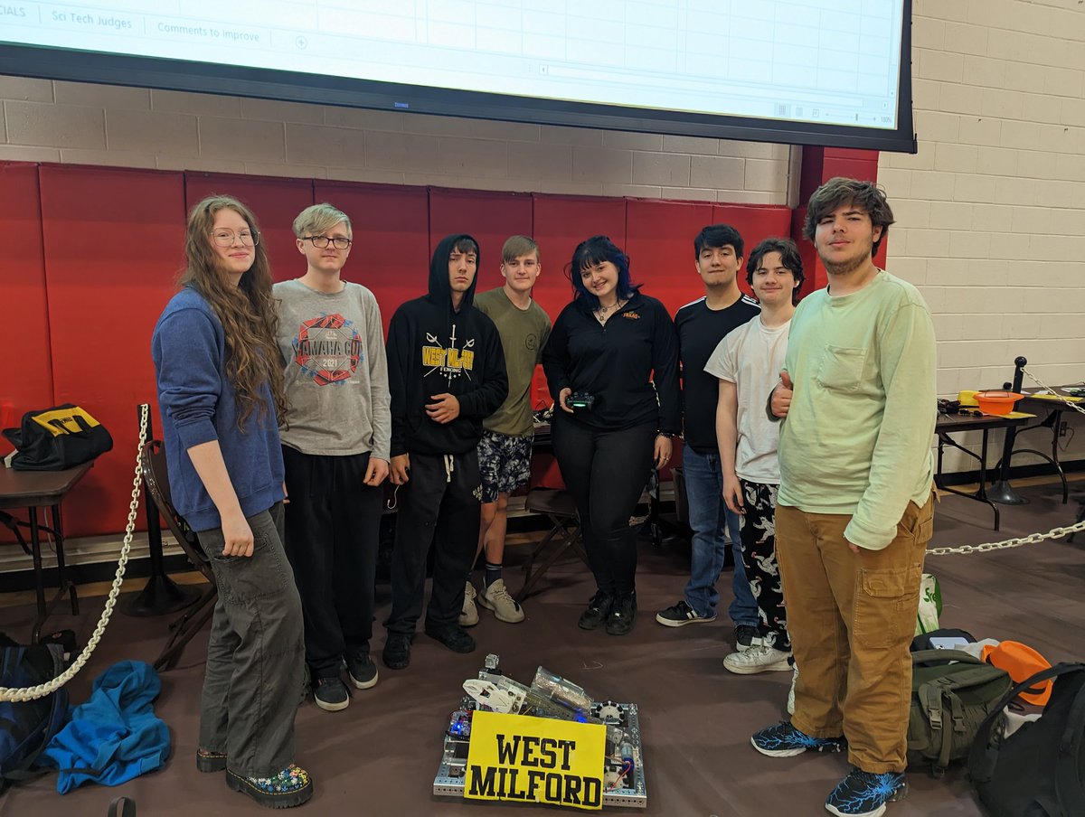 West Milford Robotics coming in hot! Trophies so far in two events at the North Jersey Robotics Competition!! 

Last day of competition today---the obstacle course! We will keep you posted!
@WestMilfordSupt <a href="/daniel_novak_WM/">Daniel Novak</a> <a href="/WmGuidance/">WMGuidance</a> <a href="/WMTHSPrincipal/">WMTHS Principal</a> @Sharonawest06