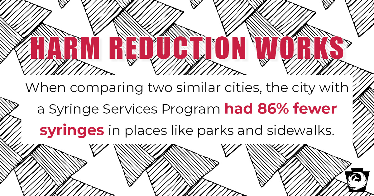 Syringe Services Programs protect the public’s health and keep communities safer and cleaner. #HarmReductionWorks