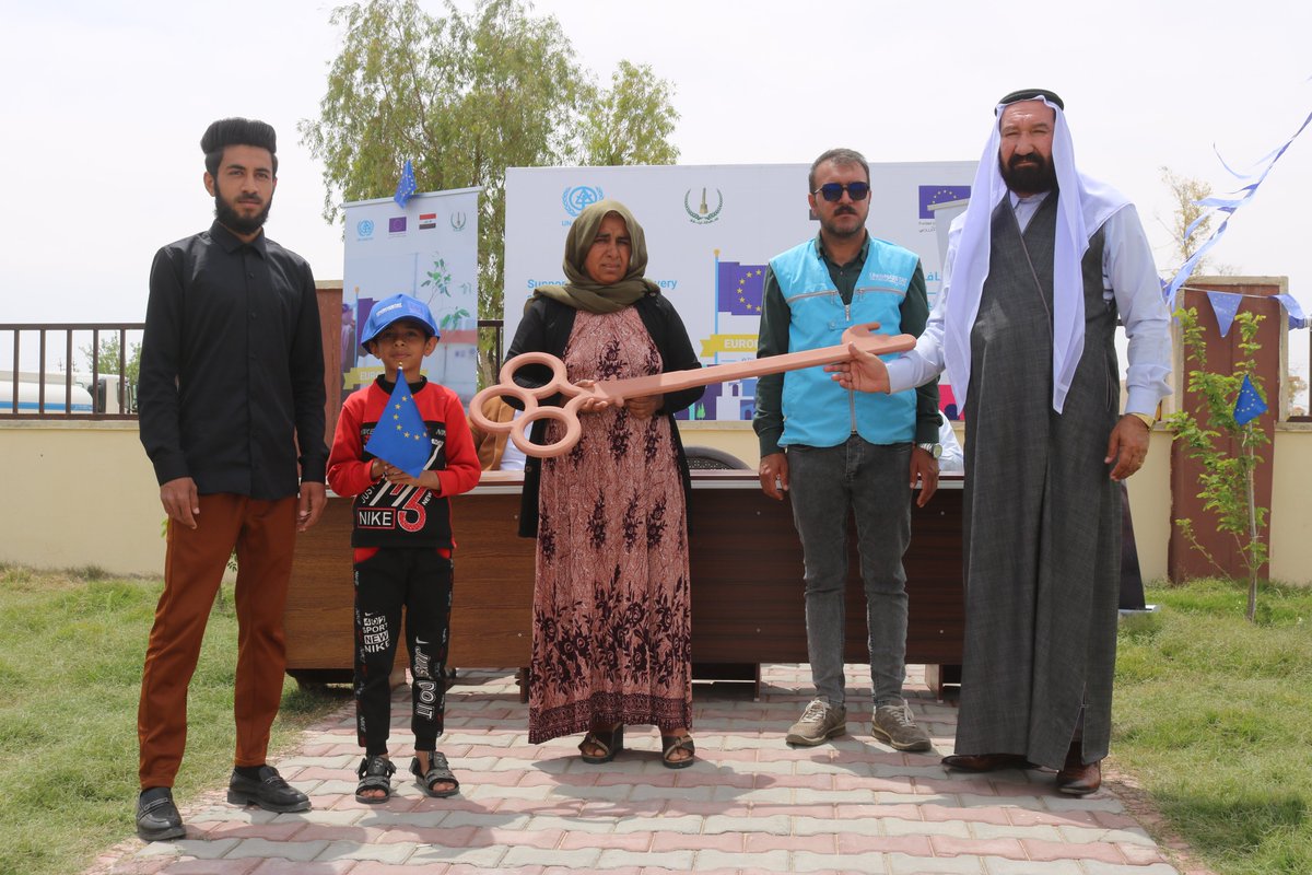 UNHabitatIRAQ's tweet photo. UN-Habitat is committed to continuing its efforts to build resilient, sustainable communities in Iraq and beyond, and we're grateful for the #EUMADAD fund in making it all possible. https://t.co/kGcXBAtYKs