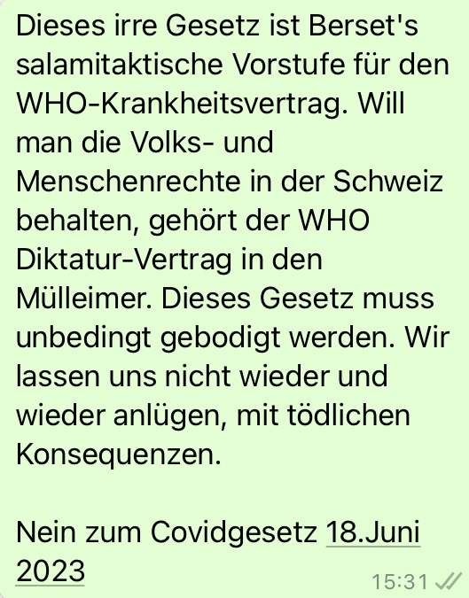 ChantalStadelm1's tweet photo. Wie schon gesagt ich hab keine #Lust auf irgend eine 💉 ich bin #Gesund und ebenso bin ich keine #Laborratte🐀 der Pharma deshalb stimme ich zum 3. mal Nein‼️ Meine #Grundrechte sind nicht verhandelbar‼️ https://t.co/YNgua9PYY3