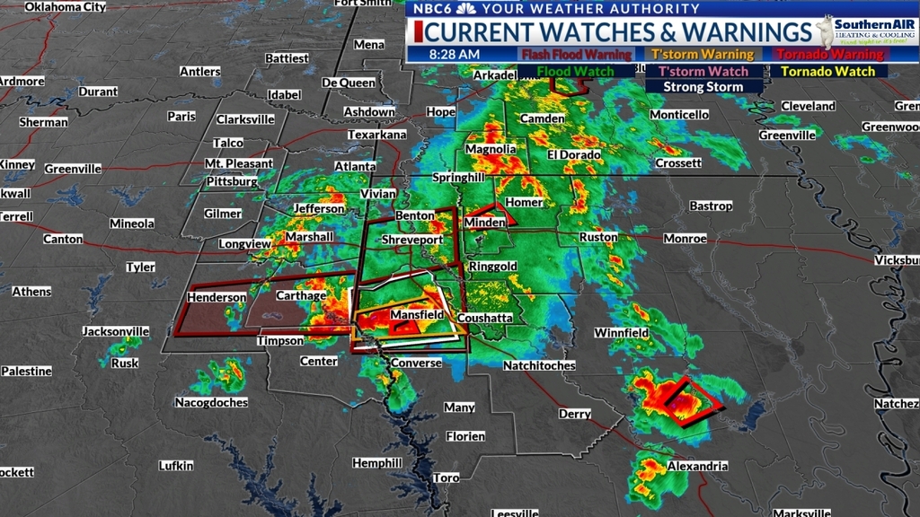 NBC 6 Weather on Twitter "WEATHER AUTHORITY ALERT...SHV issues Severe