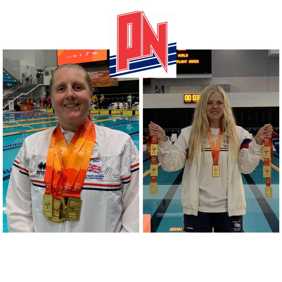 Massive congratulations to Nicole and Jodie who won 5 individual golds, and were part of the women’s 4x50 freestyle &amp; 4x50 medley relays. They set World records in both relays at the World Transplant Games which were held in Perth, Australia.

#proudclub #letsgonorthsea 💪🏻🤩🏊‍♀️🏊‍♀️