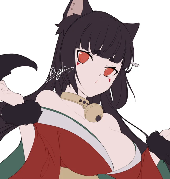 線画配色完了!着色していく!!!