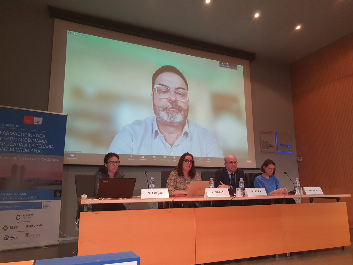 hospitaldelmar's tweet photo. Primera jornada del Curs de #Farmacocinètica i #Farmacodinamia aplicada a la #TeràpiaAntimicrobiana: de la teoria a la pràctica clínica 

Dos dies de formació amb experts de primer nivell

@jhorcajada @SCMIMC1 @SEIMC_ @sefh_ @SorliLuisa @MilaMontero7 #PkPd https://t.co/A0eP63Heg2