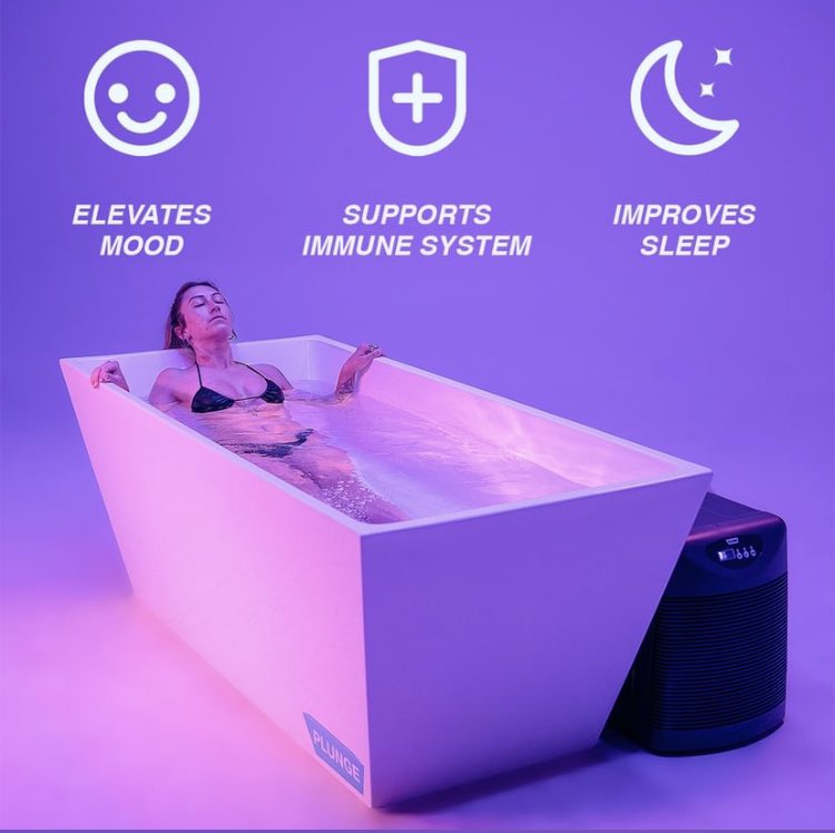 Float207's tweet photo. The cold plunge is now available @float207. The cold plunge is part of our Contrast Therapy that is offered. 
Contrast bath therapy, is a form of treatment where you sit in a hot infrared sauna followed by the immediate immersion of the limb or body in cold ice water repeatedly. https://t.co/1gjDgPKiF7