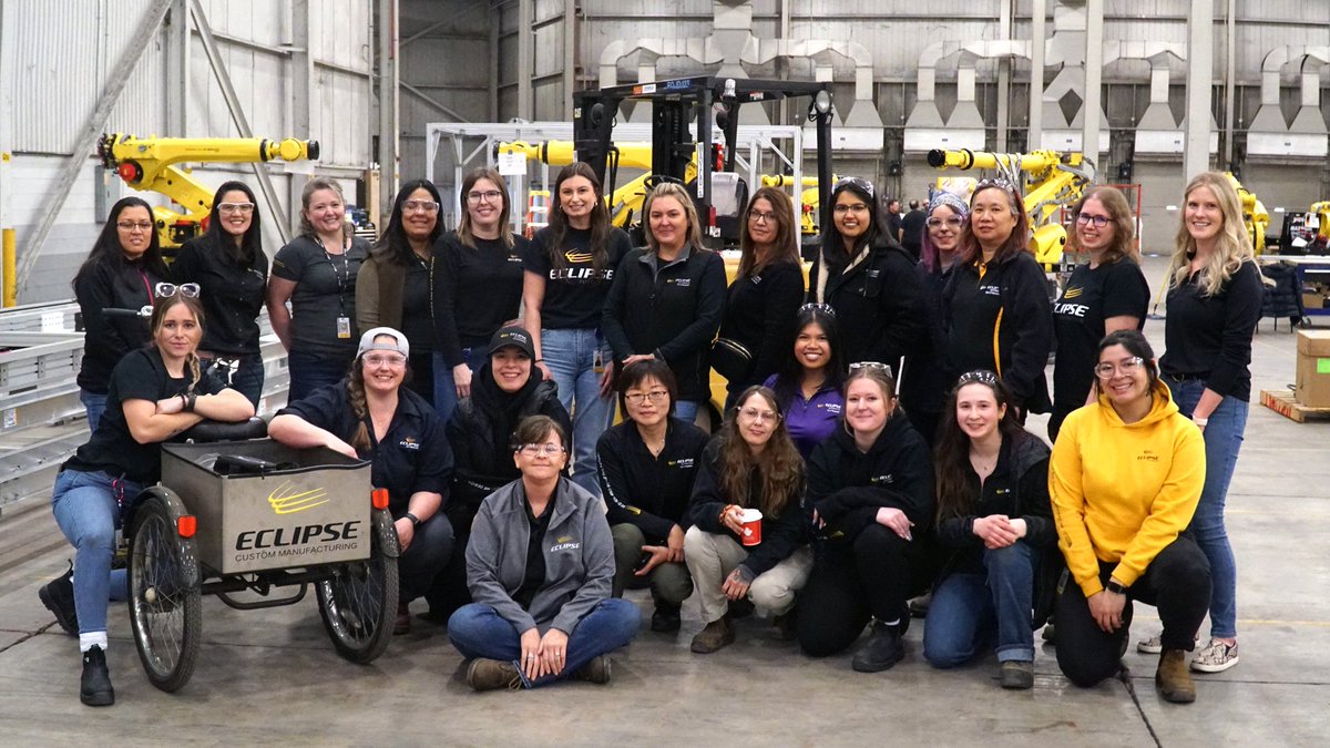 Today we’re honouring our amazing #WomenInAutomation at Eclipse Automation! 🌟

Through education & training, we aim to inspire more women to join the industry.

Interested in joining the skilled trades? Check out our opportunities here: eclipseautomation.com/careers/