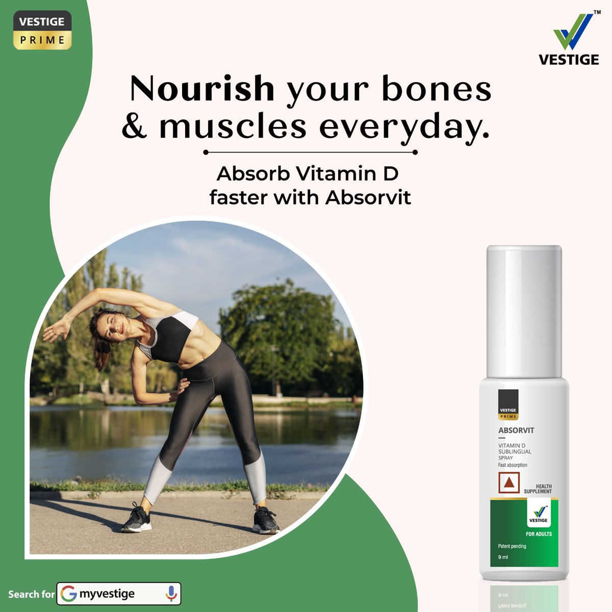 vestigemkt's tweet photo. Do your bones and muscles a favour. Get the power of Vitamin D on the go with Absorvit.
#WishYouWellth #aborvit #vitamind #sublispray #strongmuscle #healthybones https://t.co/zCtwTvnEjn