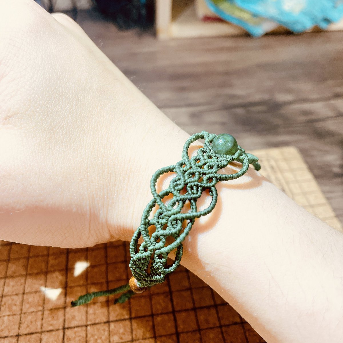 dm_sr7's tweet photo. 出来た〜(*'▽'*)
筋トレしてるのに手首細くて草w
#ハンドメイド #筋トレ #パワーストーン https://t.co/WlQDfGJi0I