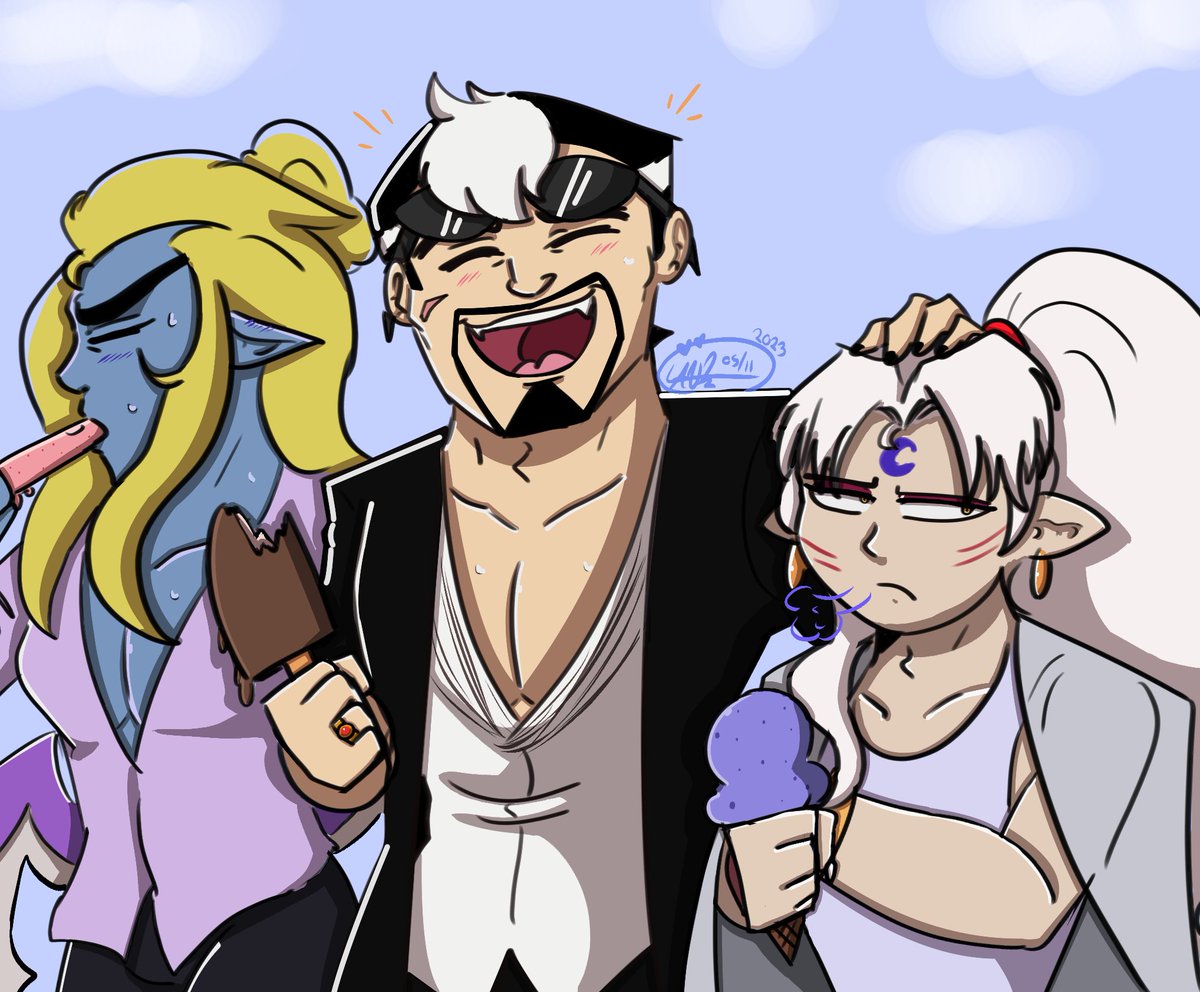 snkFTW443's tweet image. Ice cream time!

#MarvelvsCapcominfinite #Inuyasha #ClassOfTheTitans #fanart #doodle #art #artist #ArtistOnTwitter