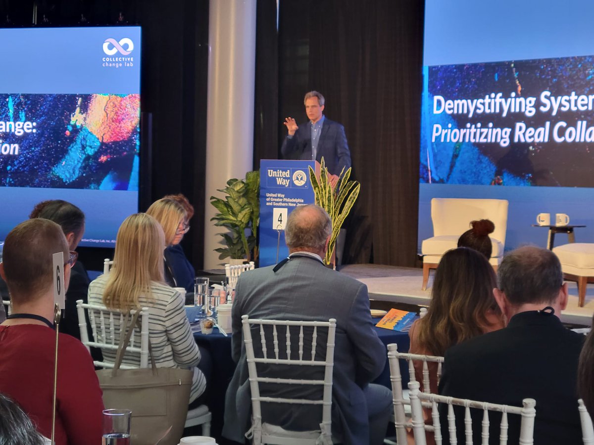 PhillySJUnited's tweet photo. "Systems change is the challenge of addressing a multiplicity of factors that are interwoven to keep people where they are." - John Kania, Founder, @CollectiveCLab 

#OpportUNITYSummit
#PhillySJUnited 💙💪 https://t.co/yiPw5HIjaM