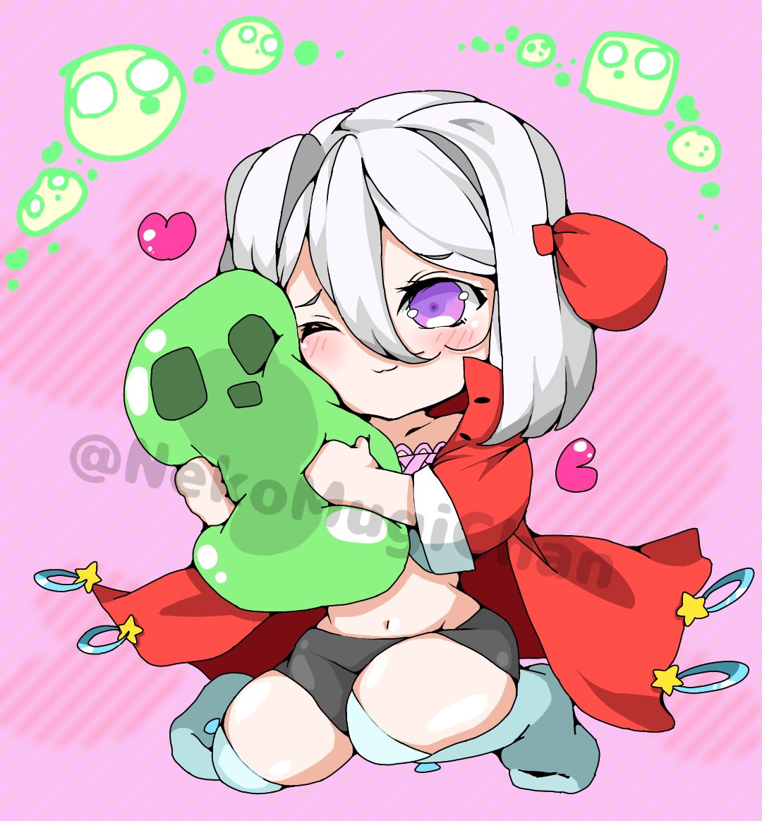 NekoMugiChan's tweet photo. #イラスト #オリキャラ
スライム大好きエトワール https://t.co/DxwlNAwMaE