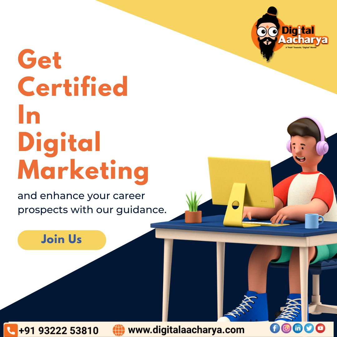 The Importance of Personalization in Digital Marketing.
𝐂𝐨𝐧𝐭𝐚𝐜𝐭 𝐔𝐬: 9322253810
#digitalaacharya #marketingcareer #digitalmarketingclasses #digitalmarketing #digitalmarketingcourse #digitalmarketingcampaign  #digitalmarketingblogger #pune