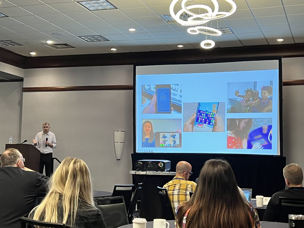 nadinegilkison's tweet photo. Screen Time has different Values -Every word from @RCulatta is exactly how I feel about tech integration 🥰 So glad he is leading @ISTEofficial #INCTO https://t.co/Uiw6X6CnD8