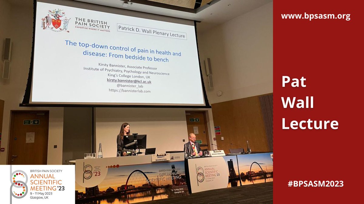 BritishPainSoc's tweet image. Last Plenary session of #BPSASM2023 ▶️
