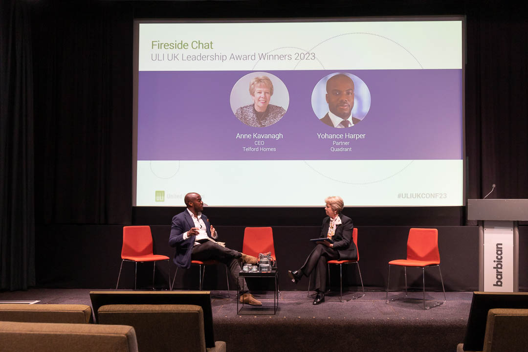 Anne Kavanagh and Yohance Harper shared their views earlier. 

They shared their expertise on how AI, diversity, and sustainability within the built environment will impact the real estate industry. 
#ULIUKCONF