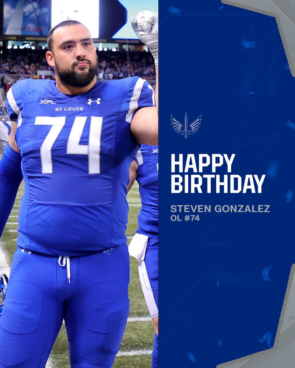 BattlehawksUFL's tweet photo. All-XFL and a birthday all in the same week 🥳

Hope it's a great one, @StevenG511! https://t.co/sM4DGDYjHk