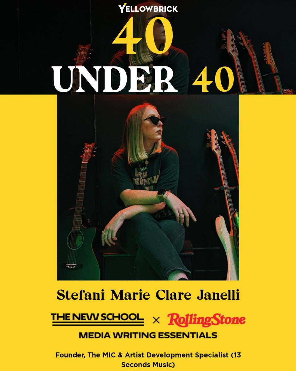themicmg's tweet photo. We are THRILLED to announce our founder Stef, has been featured as one of Yellowbrick's 40 under 40! ✨  https://t.co/ZRYzb2nPPe https://t.co/WZJ4HvELwR