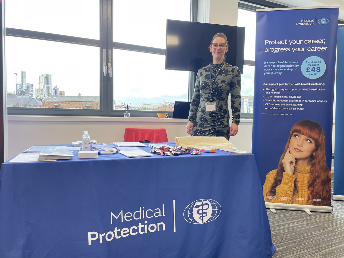 kafflloyd's tweet photo. Delighted to be supporting The Society of Radiologists in Training conference today in Leeds.
#medicalprotectionsociety
#SRT2023 https://t.co/Sa1feJmRln