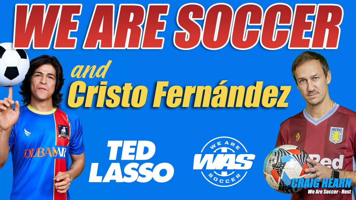 wearesoccershow's tweet photo. Make sure you watch our interview with Cristo Fernandez (Dani Rojas on Ted Lasso). He’s such a great dude!
https://t.co/XkQlLtkBOI https://t.co/3JcS0TfCgW