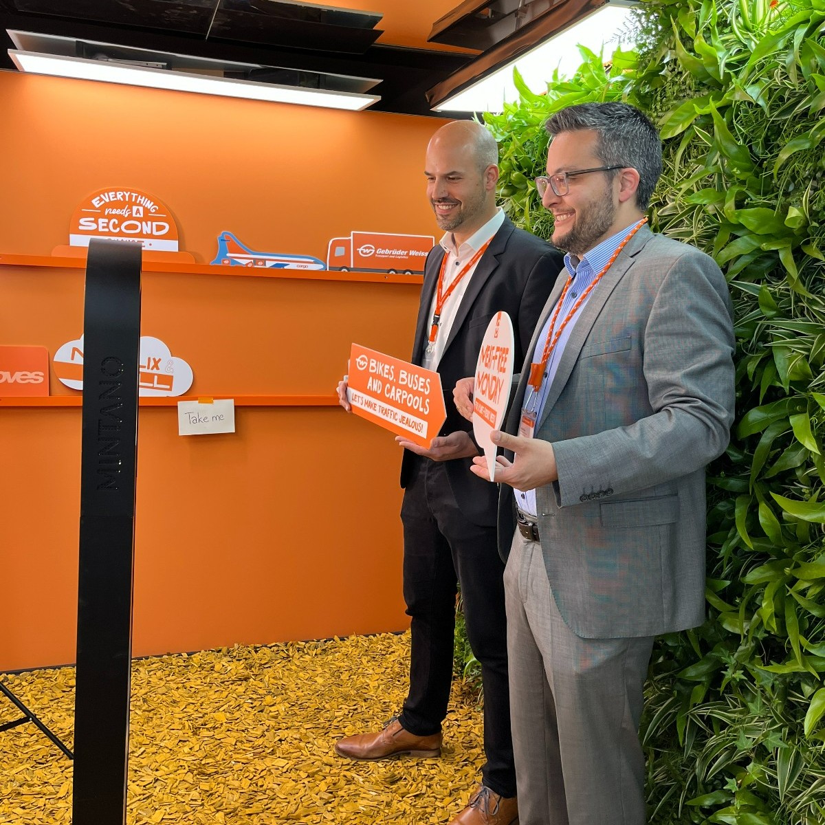 GWWorld's tweet photo. We are excited about the first two days at @transport_messe in #Munich and the many inspiring conversations we have already had. 📍 Visit us at booth 234 in hall A5 until Friday. We look foward to seeing you.👋
#gebrüderweiss #tradefair #gwmoves https://t.co/DseboMu6jY