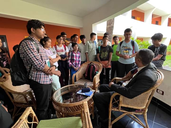 raisingamath's tweet photo. 102 high schoolers attending #RAMTP at CMI are getting exposed to courses from Blockchains to Galois Theory to Solving Quadratic Indeterminate Equations explained by Brahmagupta & Bhaskaracharya centuries earlier. Students get to attend lectures & learn with like-minded peers. https://t.co/B4lh8kCd7y