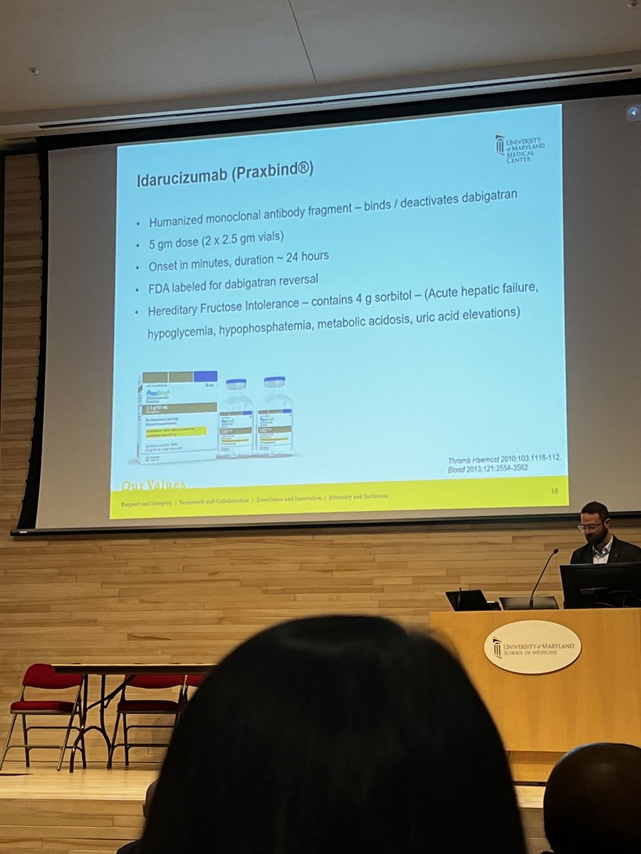 rkchoi's tweet photo. Did you know #praxbind can cause hepatic failure if you have fructose intolerance?? #MidAtlanticNCCS https://t.co/3QW9459fhV