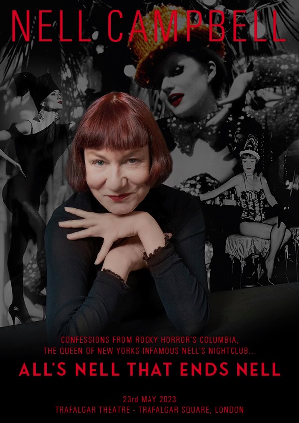ALL'S NELL THAT ENDS NELL <a href="/rockyhorroruk/">Rocky Horror Show</a>
Trafalgar Theatre Tues May 23rd 7.30pm 'Nell is one of those storytellers who is so inspiring and entertaining, you won’t want the evening to end.'
Trafalgar Theatre Tues May 23rd 7.30pm
atgtickets.com/shows/alls-nel…