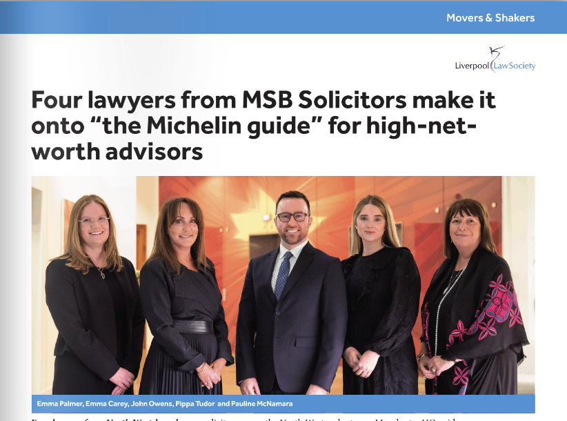 MSBSolicitors's tweet photo. Have you seen this month's @LpoolLawSociety
#LiverpoolLaw magazine? 

It's a great issue that includes a feature about MSB's recent @SpearsMagazine #Spears500 success! 

Take a look 👀👇 https://t.co/XpMaWL6frf