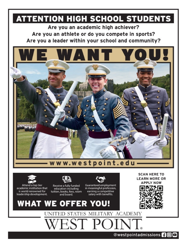 *Attention 11th Graders interested in West Point*