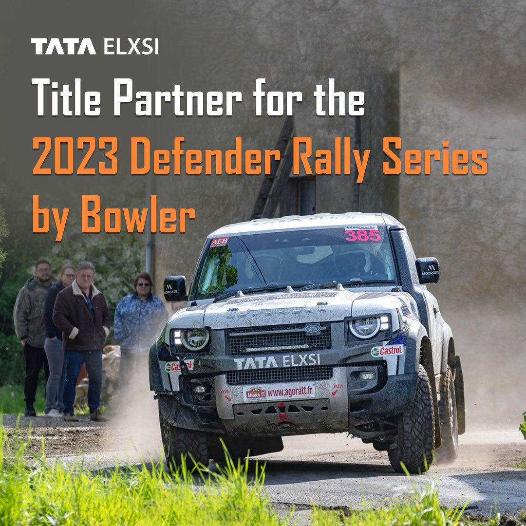 tataelxsi's tweet photo. We are delighted to continue our association as the title partner for the 2023 Defender Rally Series by Bowler.
Gear up for upcoming races!
Read More - https://t.co/CoyFHn4AlJ
#TataElxsi #Bowler #XtremeEngineering #Automotive #DefenderRallySeries https://t.co/TkTamDofe1