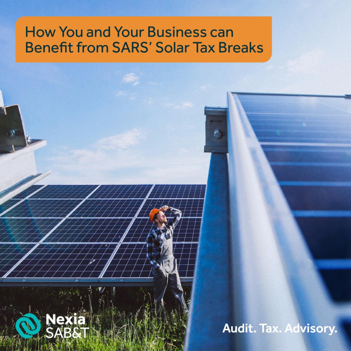 South African companies &amp; households experiencing Eskom’s expensive, erratic &amp; deteriorating supply, will be relieved to know that from a tax perspective, now is the best the time to invest in solar/renewable energy. #loadshedding 
Read full article here: conta.cc/3nMpG8q