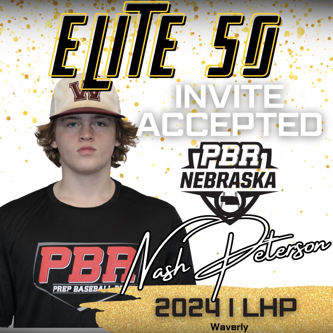 🏙️ PBR Elite 50🏙️

‼️ Invite Accepted ‼️

2024 LHP Nash Peterson l <a href="/NashPeterson4/">Nash Peterson</a>

📚 <a href="/WaverlyBase_V/">Waverly Vikings Baseball</a>
🧢 <a href="/Prospects_NE/">Nebraska Prospects Baseball Club</a>

#PBRNEElite50 #BeSeen
