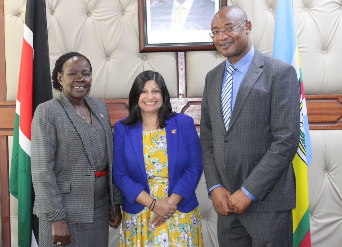 Held a meeting this morning with Shermin Fakirani the Deputy Head of Cooperation, High Commission of Canada. Discussions revolved around the possibilities of TVET graduates accessing job opportunities in Canada as well as the collaboration in training between our TVET