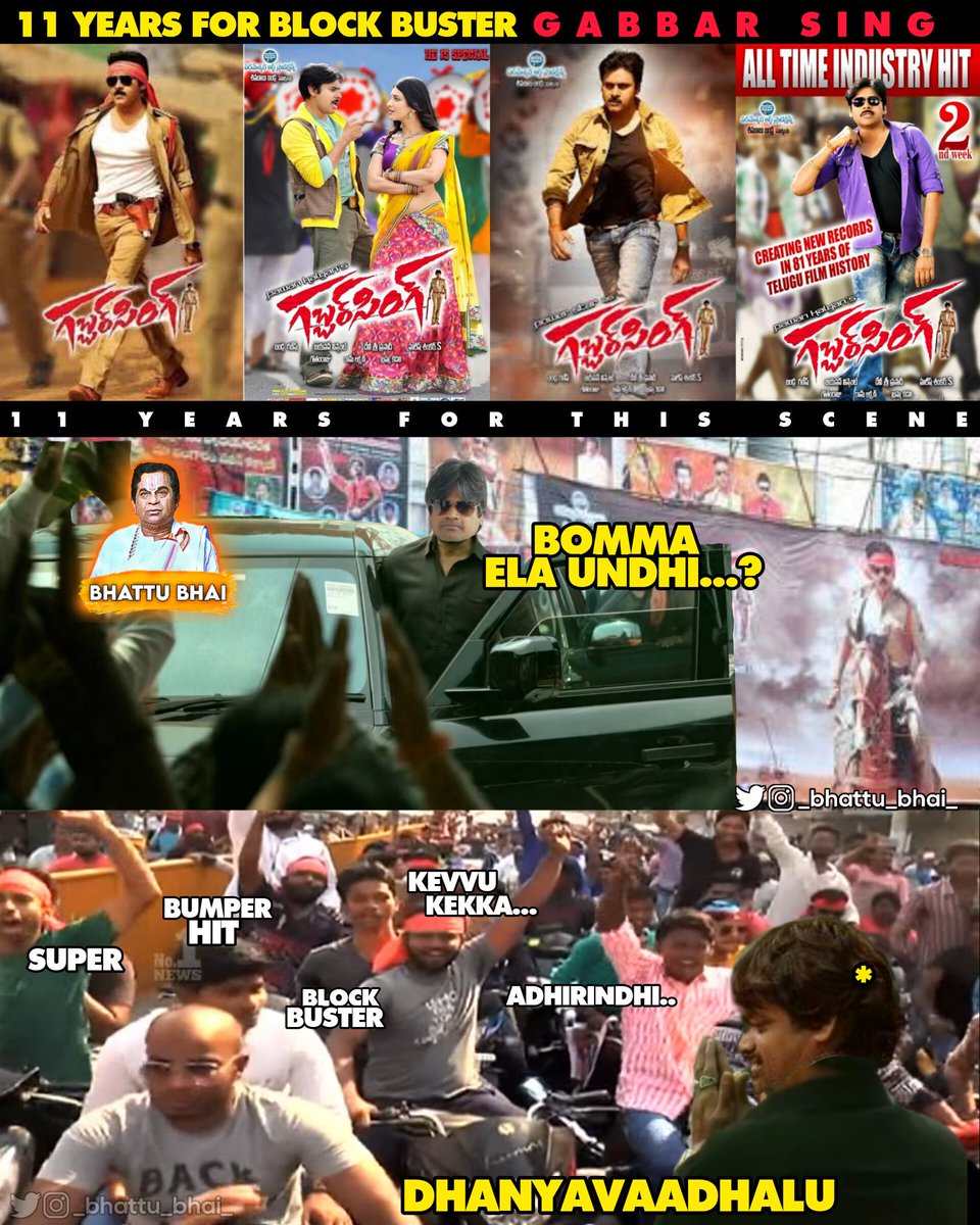 _Bhattu_bhai_'s tweet photo. Malli 11yrs ki Anna direct chesthunnaru @harish2you 🔥
ALL THE BEST ANNA ❤️
#Pawanakalyan #UstaadBhagatSingh #USBMassGlimpse #GabbarSingh https://t.co/Hr1roHlcnp